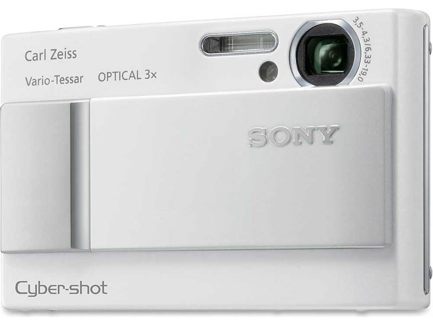 Sony Cyber-shot DSC-T10 (White) 7.2-megapixel digital camera