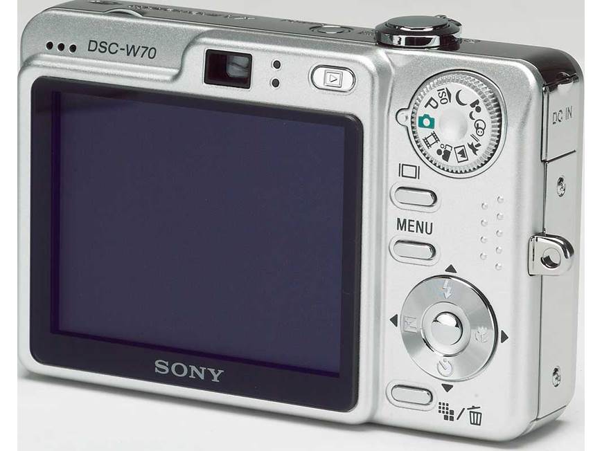 Sony Cyber-shot® DSC-W70 7.2-megapixel digital camera at Crutchfield