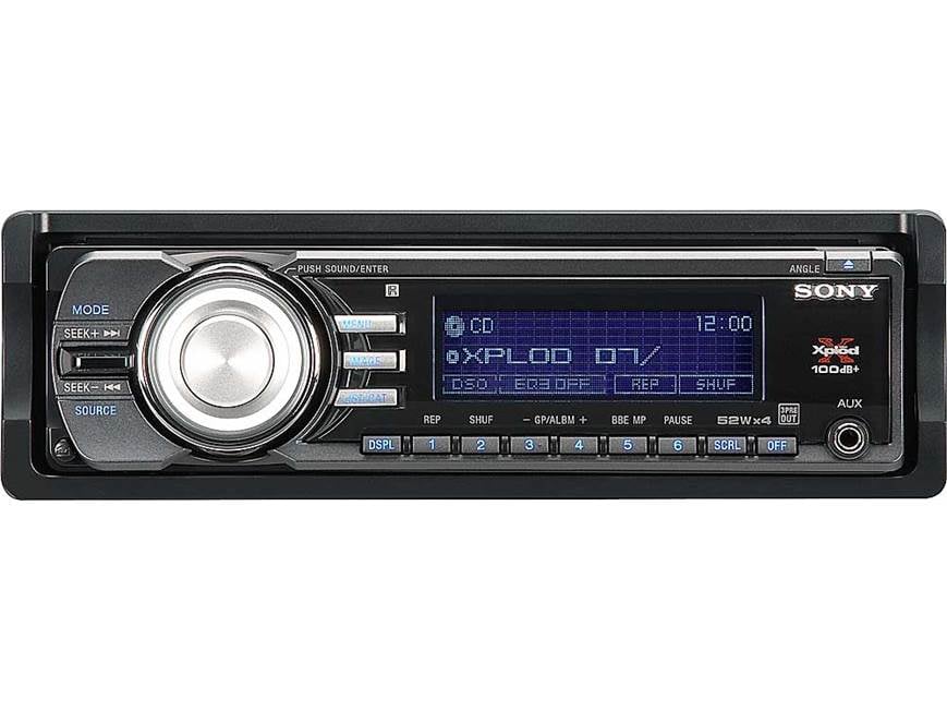 Sony CDX-GT710 CD receiver with MP3/WMA/AAC playback at Crutchfield