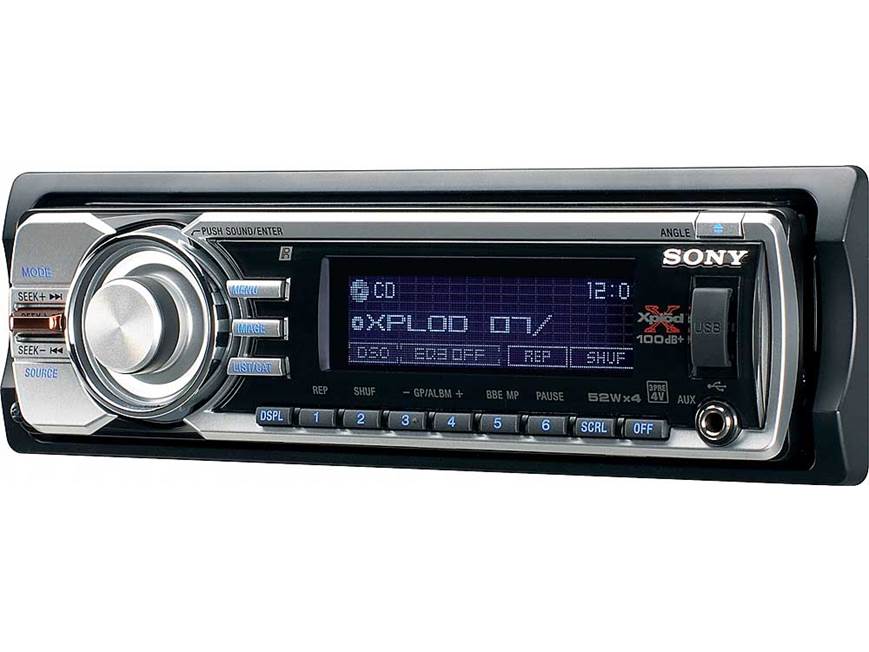 Sony CDX-GT81UW CD receiver with MP3/WMA/AAC playback at Crutchfield