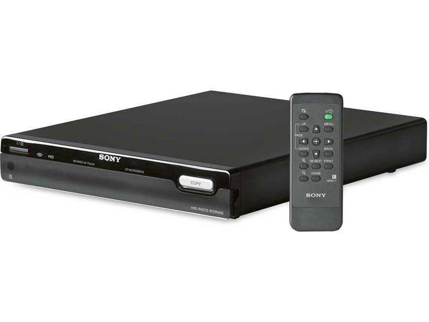SONY DIGITAL PHOTO ALBUM HDPS-L1ハイビジョン映像 出力80GB Sony HDPS-L1 Digital photo player with 80GB hard drive at Crutchfield