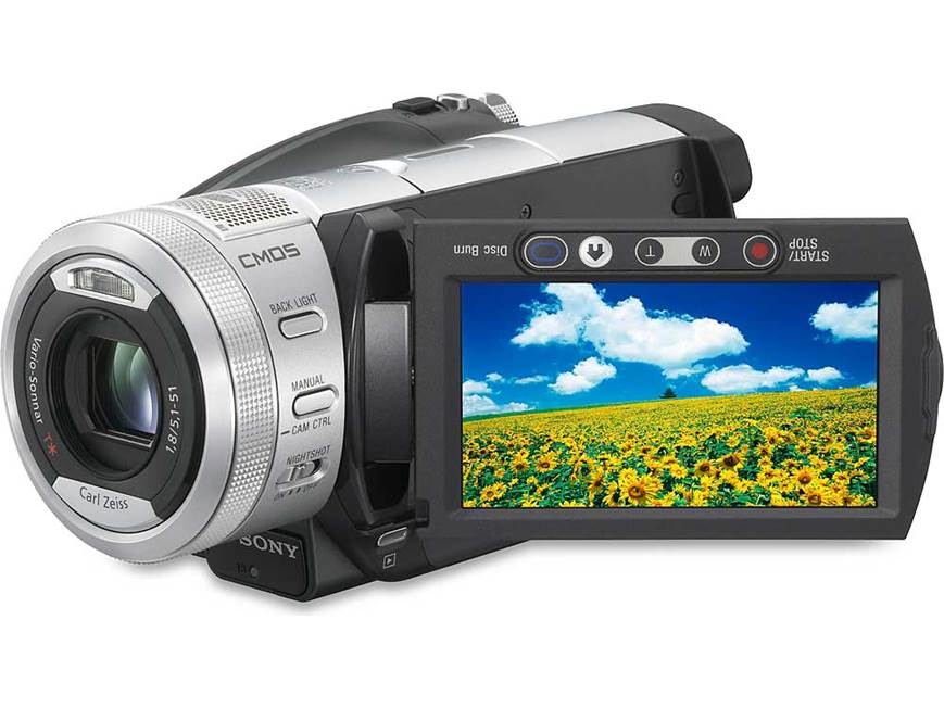 デジタルHDビデオカメラ sony HDR-SR1 Sony HDR-SR1 30GB high-definition hard drive camcorder at Crutchfield