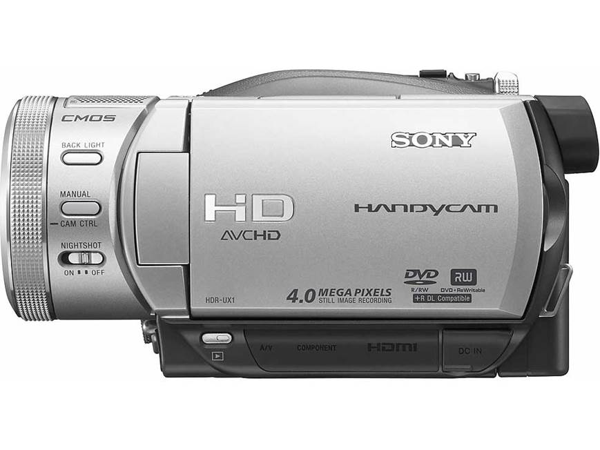 Sony HDR-UX1 High-definition DVD camcorder at Crutchfield