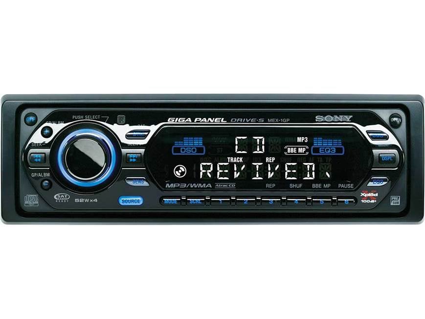 Sony MEX-1GP CD player with built-in MP3 memory at Crutchfield