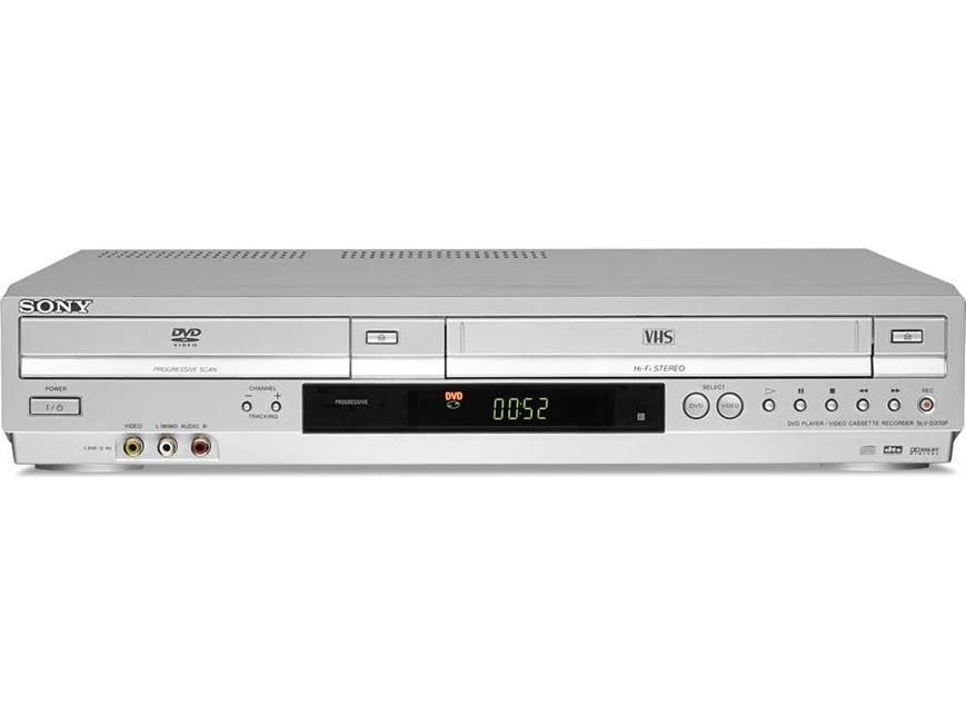 Sony SLV-D370P Combination DVD/CD player + HiFi VCR at Crutchfield