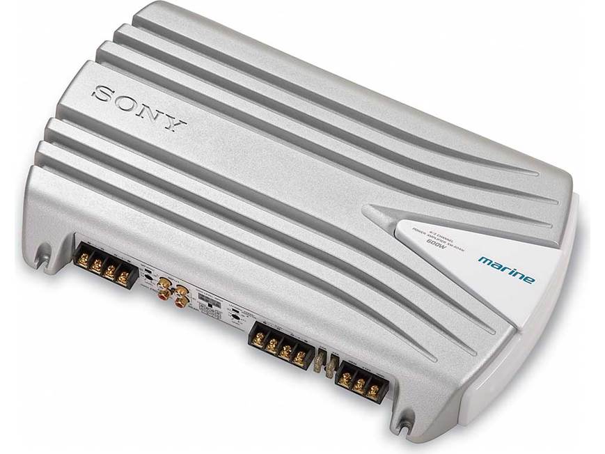 sonytabj1 Sony XM-604M 4-channel marine amplifier — 60 watts RMS x 4 (New
