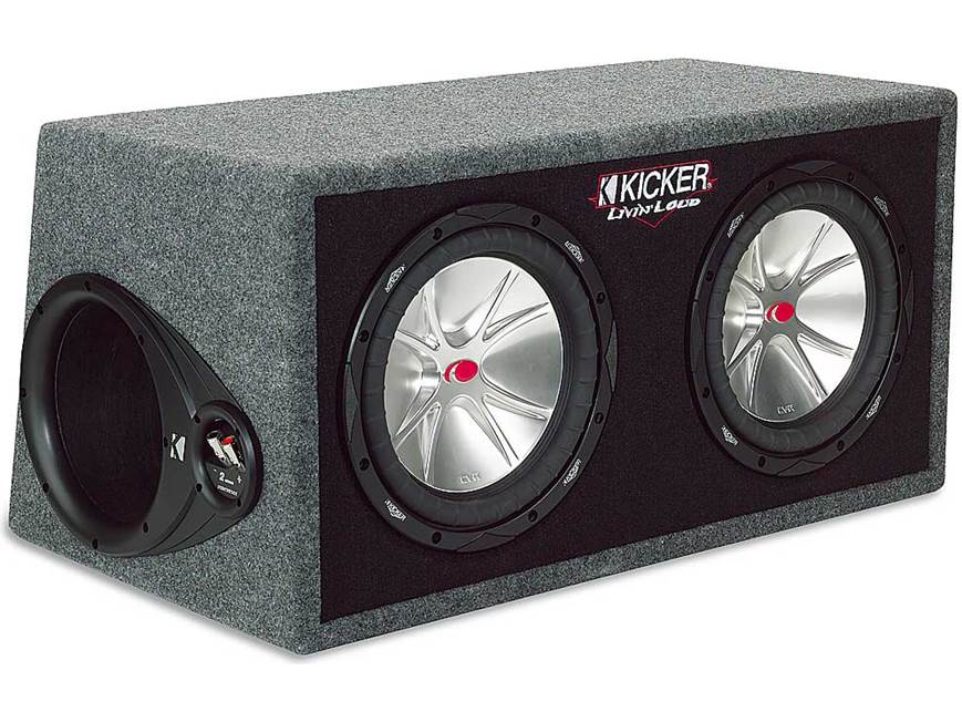 Kicker 05DCVR102 Vented enclosure with dual 10