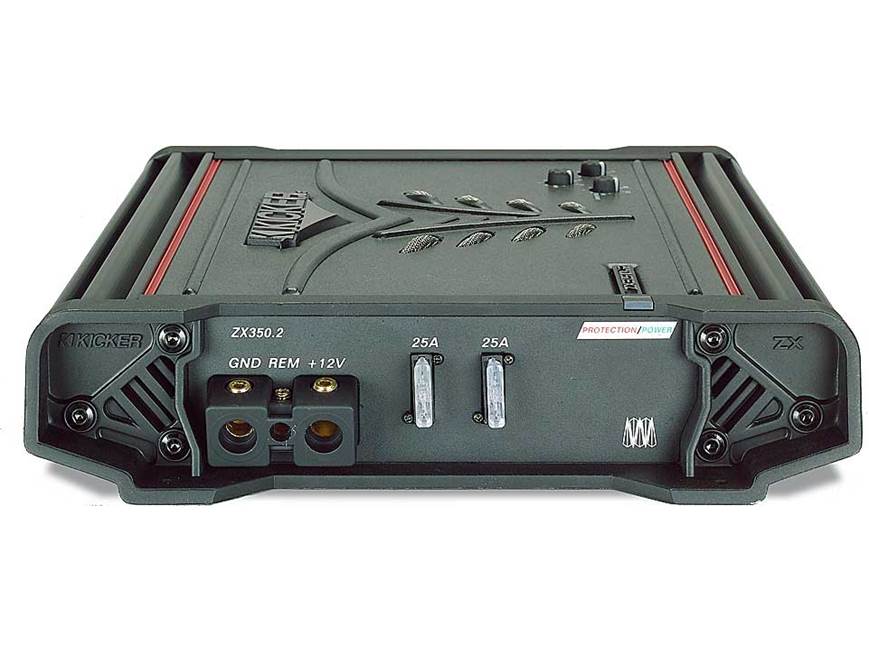 Kicker Bass Package Kicker ZX350.2 2-channel amplifier CompVR