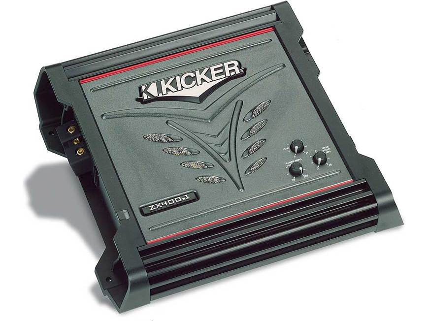 その他 K Kicker Bass Package ZX400.1 mono subwoofer amplifier DC122 dual 12