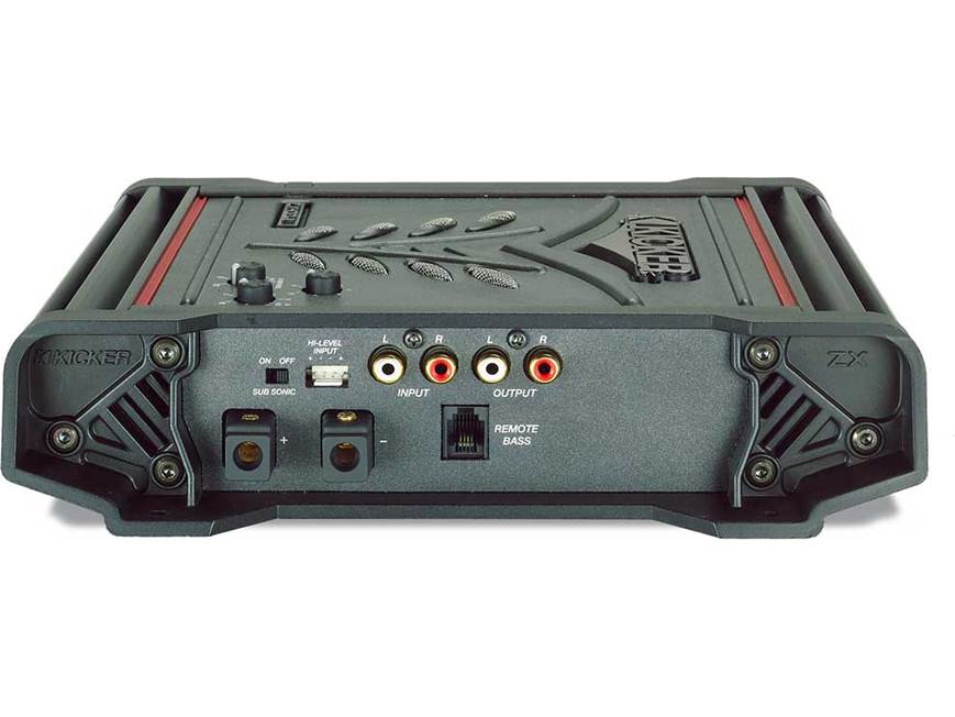 Kicker ZX400.1 Mono subwoofer amplifier 400 watts RMS x 1 at 2