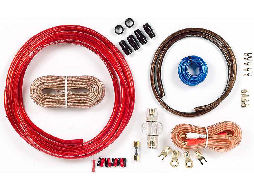 Phoenix Gold AKIT42 4-gauge Kit 4-gauge amplifier wiring kit with RCA ...