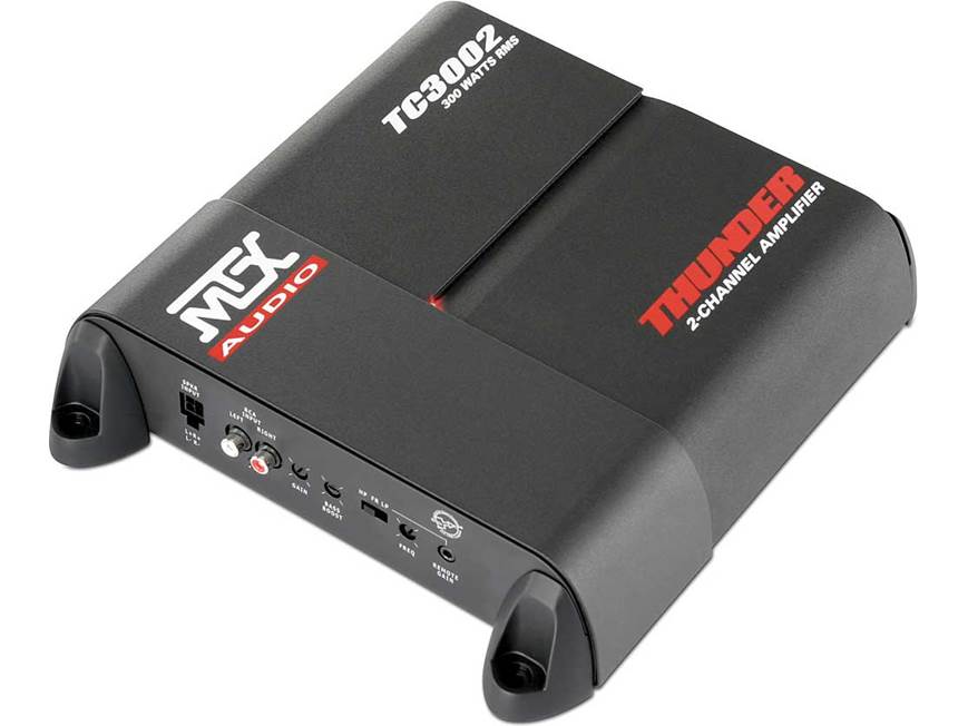 MTX Thunder TC3002 2-channel car amplifier 75 watts RMS x 2 at