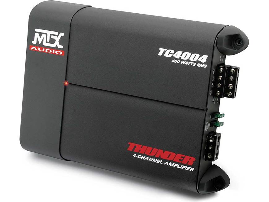 MTX Thunder TC4004 4-channel car amplifier 50 watts RMS x 4 at