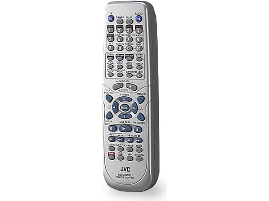 JVC HX-D77J 5-disc shelf system with DVD playback at Crutchfield