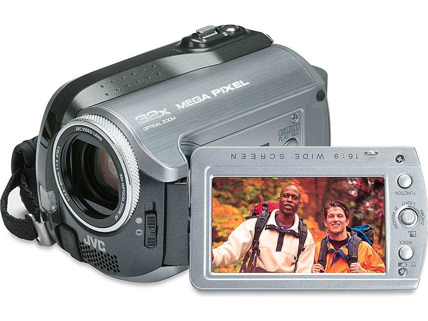 JVC GZ-MG155 30GB hard drive camcorder at Crutchfield