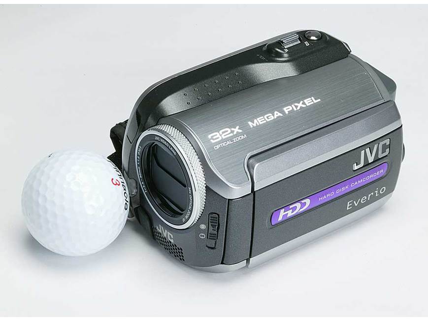 JVC GZ-MG155 30GB hard drive camcorder at Crutchfield