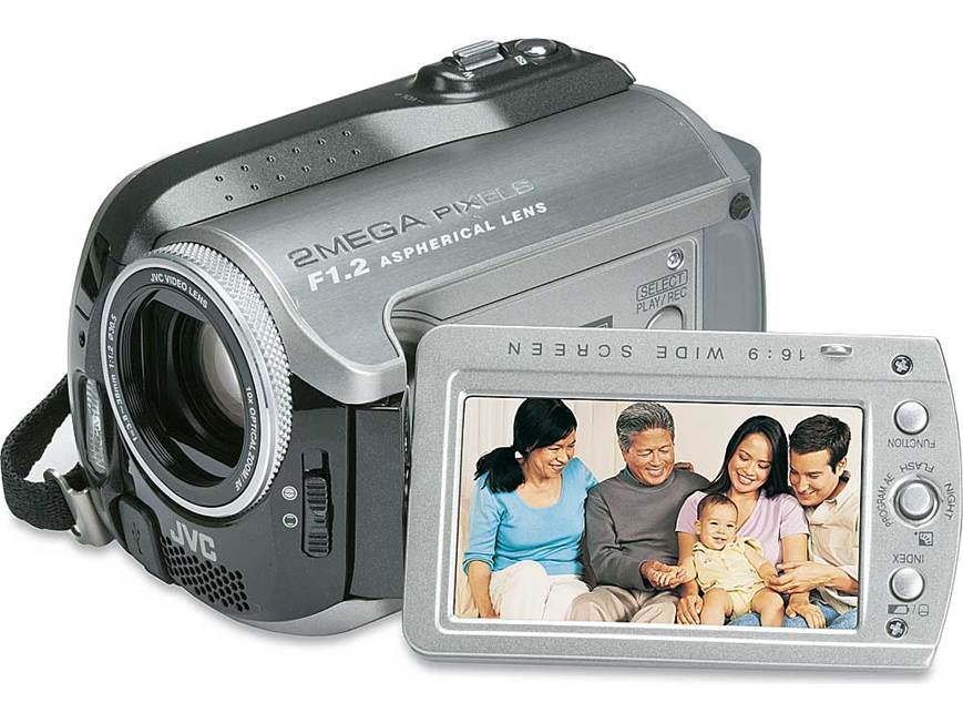 JVC GZ-MG255 30-gigabyte hard drive camcorder at Crutchfield