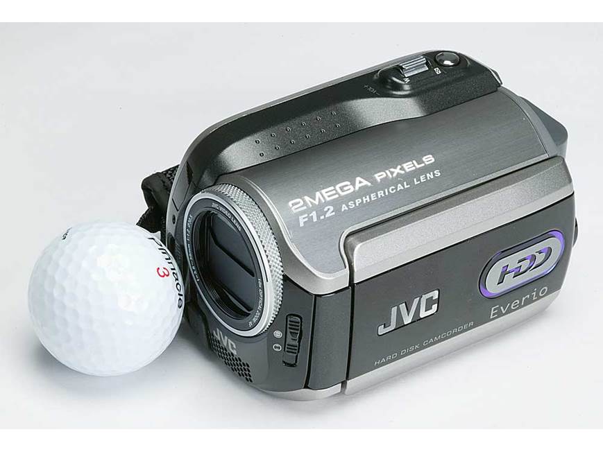 JVC GZ-MG255 30-gigabyte hard drive camcorder at Crutchfield