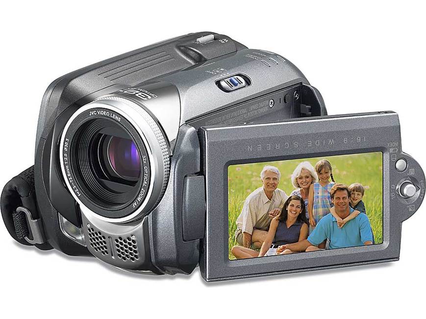 JVC GZ-MG27 20GB hard drive camcorder at Crutchfield