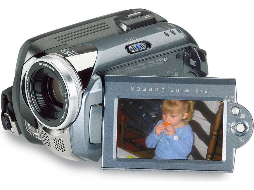 JVC GZ-MG37 30GB hard drive camcorder at Crutchfield