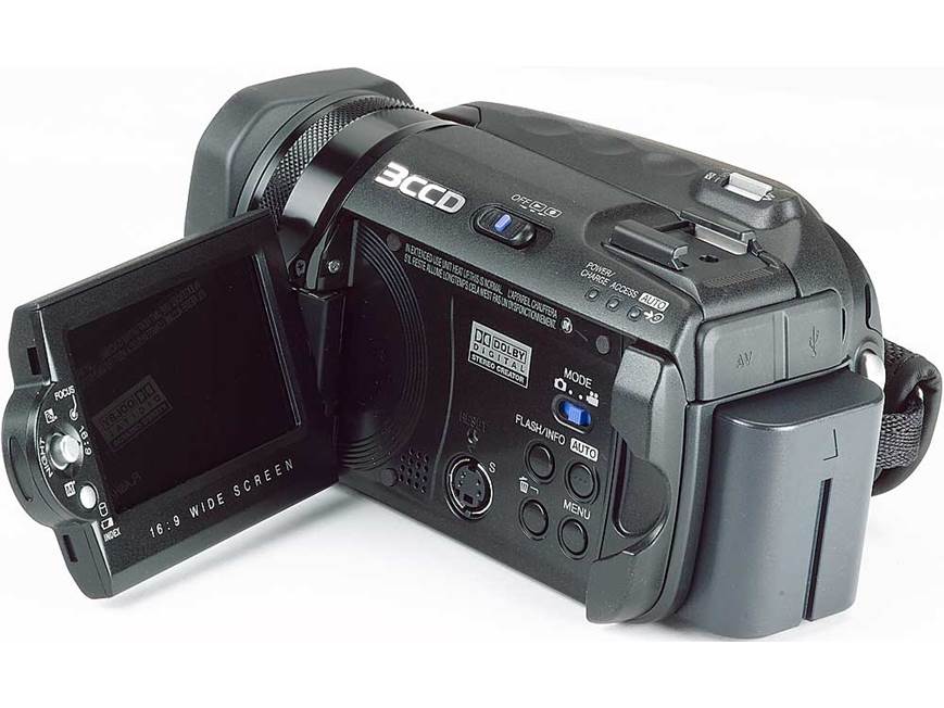 Victor ビクターデジタルビデオカメラGZ-MG505 JVC GZ-MG505 30GB hard drive camcorder at Crutchfield