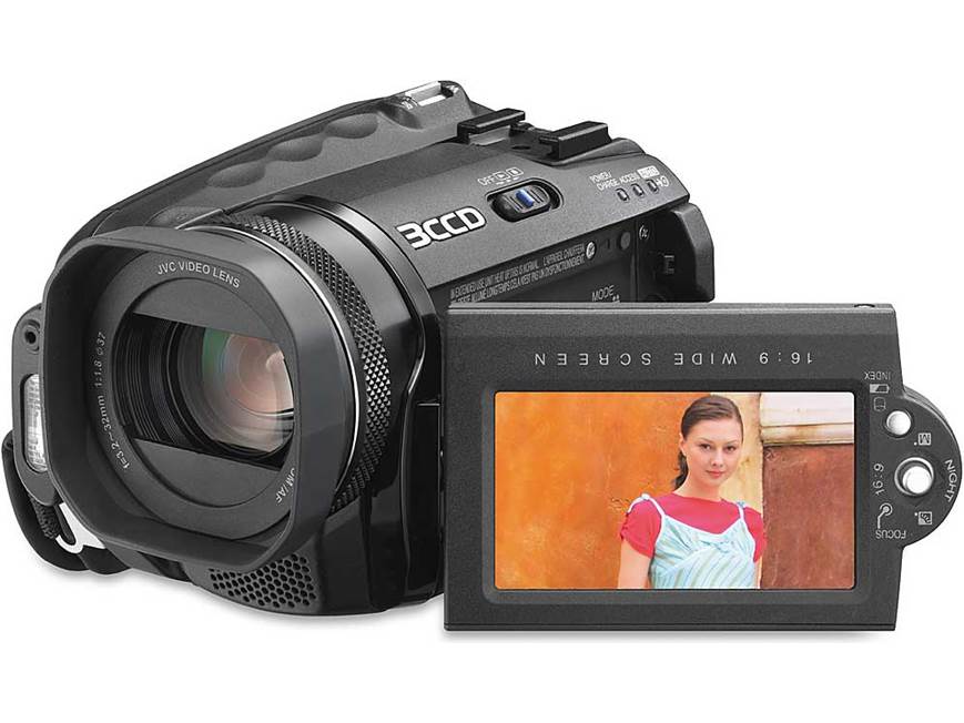 JVC GZ-MG505 30GB hard drive camcorder at Crutchfield