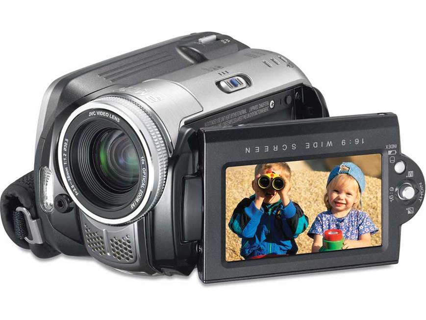 JVC Everio GZ-MG77 30GB hard drive camcorder at Crutchfield