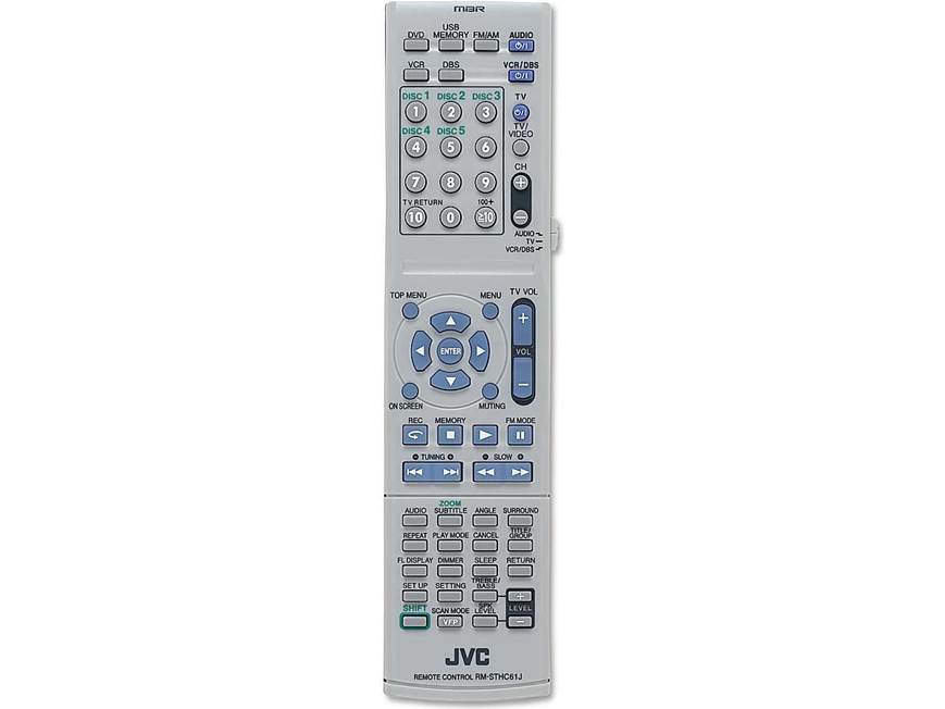 JVC TH-C50 5-disc DVD home theater system with USB input and video