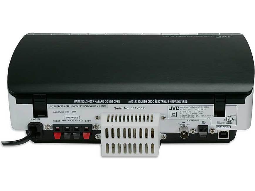 JVC UX-EP25 Micro system with iPod® input and controls at Crutchfield