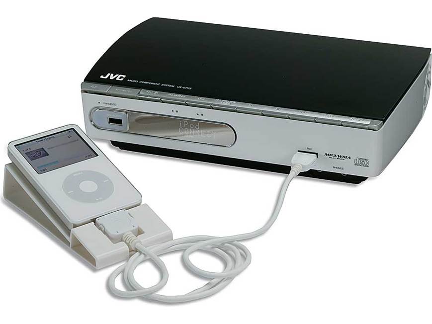 JVC UX-EP25 Micro system with iPod® input and controls at Crutchfield