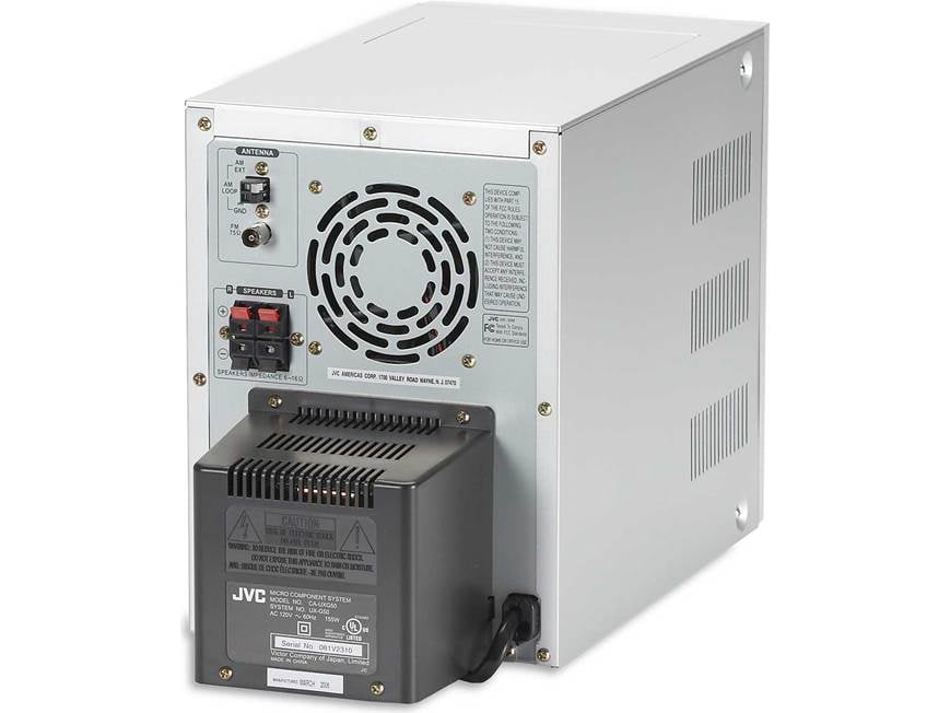 JVC UX-G50 Micro system with 5-CD changer and USB input at Crutchfield