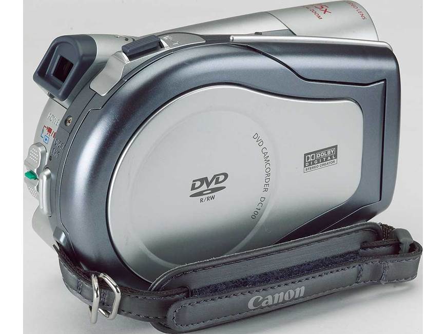 Canon DC100 DVD camcorder at Crutchfield