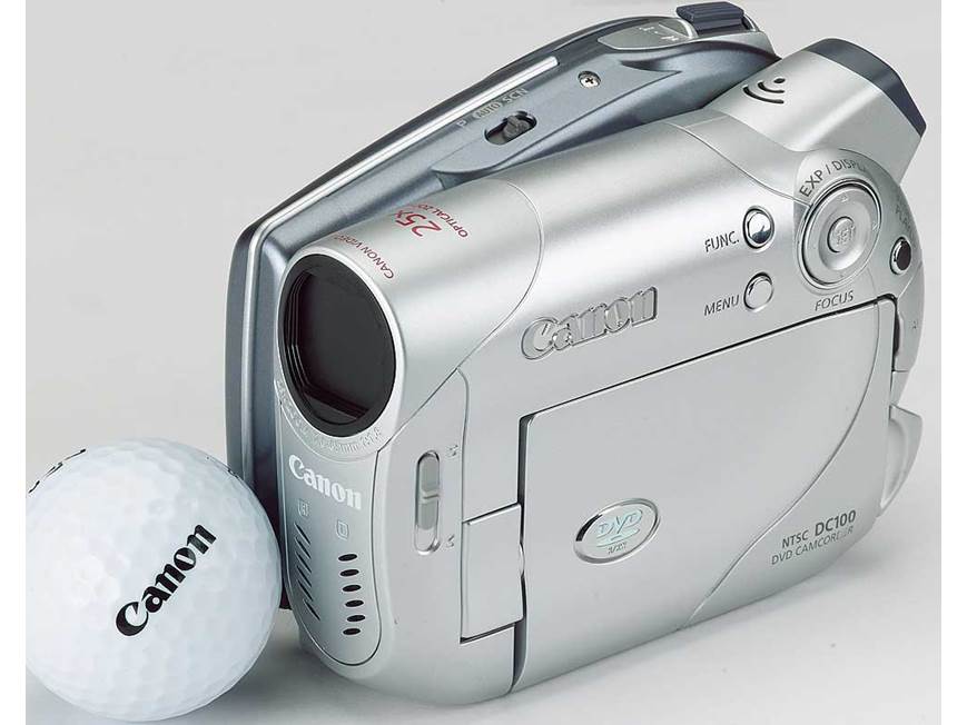 Canon DC100 DVD camcorder at Crutchfield