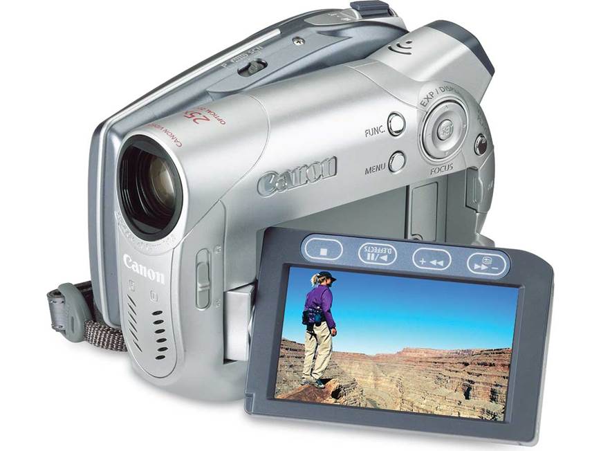 DVDビデオカメラ　CANON Canon DC40 DVD camcorder at Crutchfield