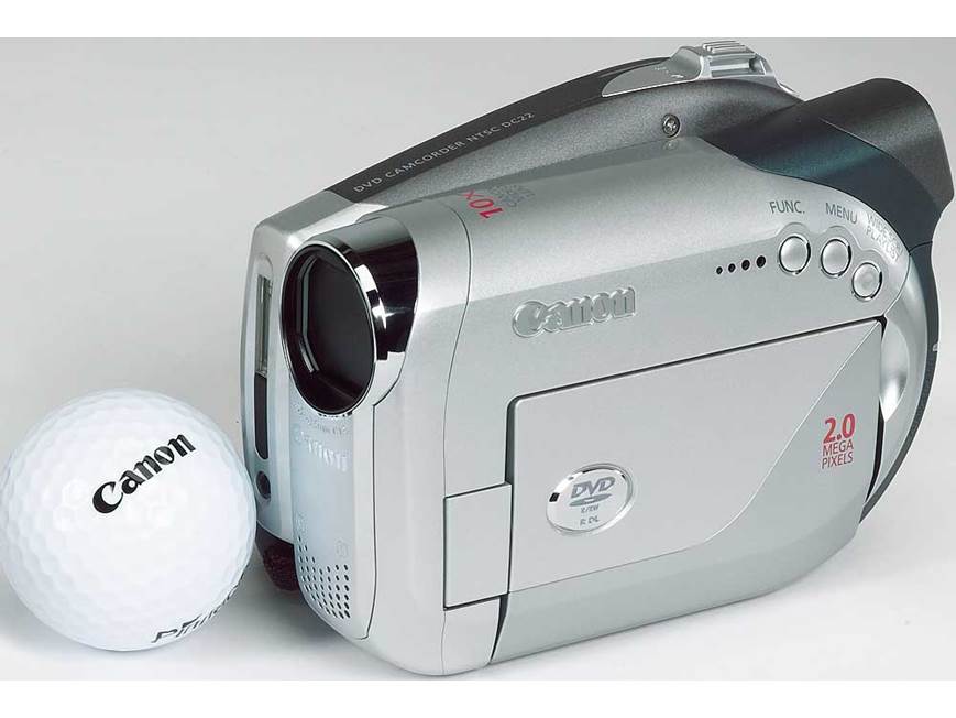 Canon DC22 DVD camcorder at Crutchfield
