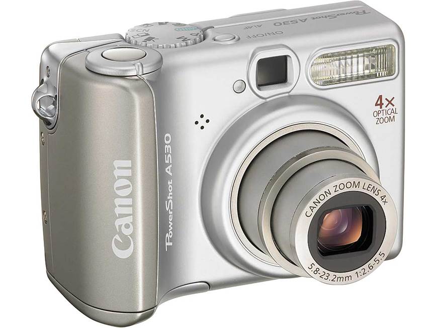 Canon PowerShot A530 5-megapixel digital camera at Crutchfield
