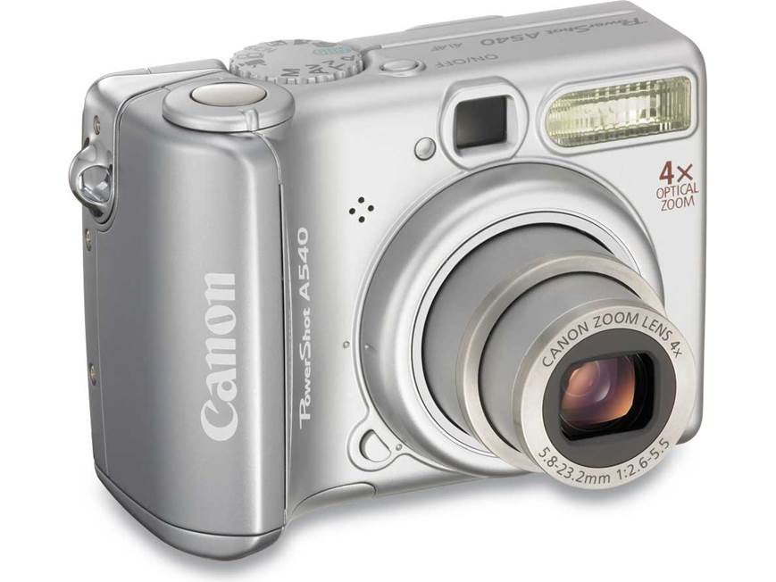 Canon PowerShot A540 6-megapixel digital camera at Crutchfield
