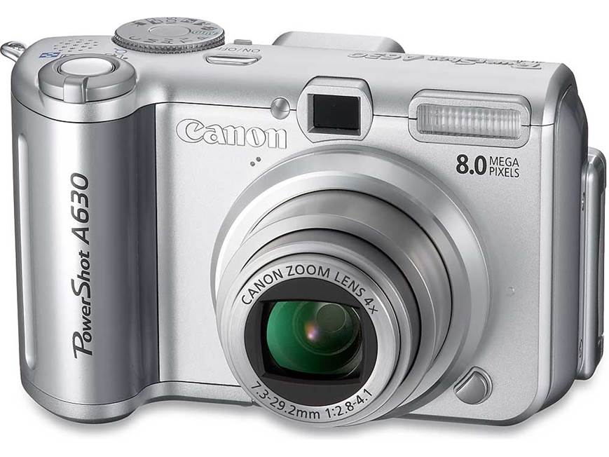 Canon PowerShot A630 8-megapixel digital camera at Crutchfield