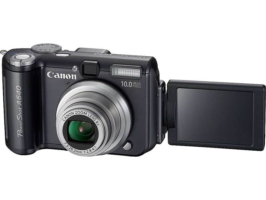 Canon PowerShot A640 10-megapixel digital camera at Crutchfield