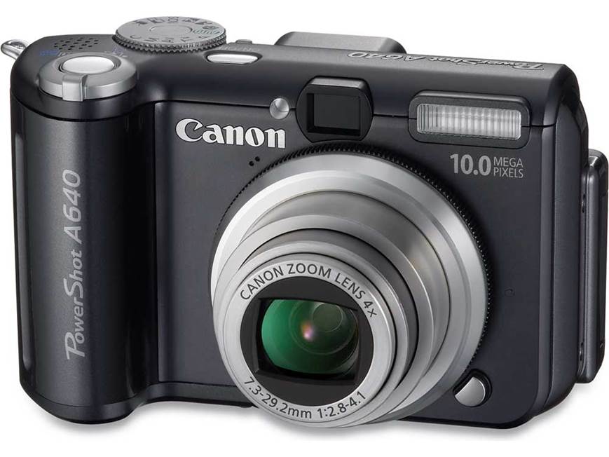 Canon PowerShot A640 10-megapixel digital camera at Crutchfield