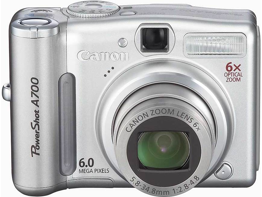 Canon PowerShot A700 6-megapixel digital camera at Crutchfield