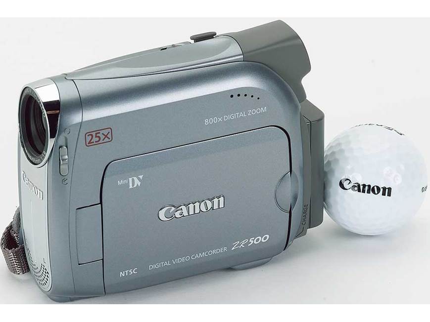 Canon ZR500 Mini DV digital camcorder at Crutchfield