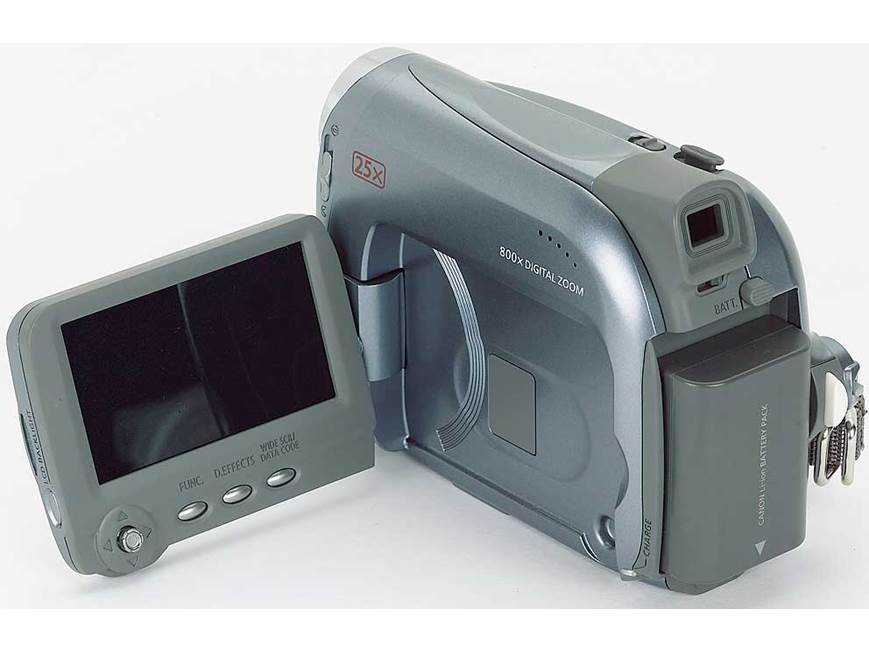 Canon ZR500 Mini DV digital camcorder at Crutchfield