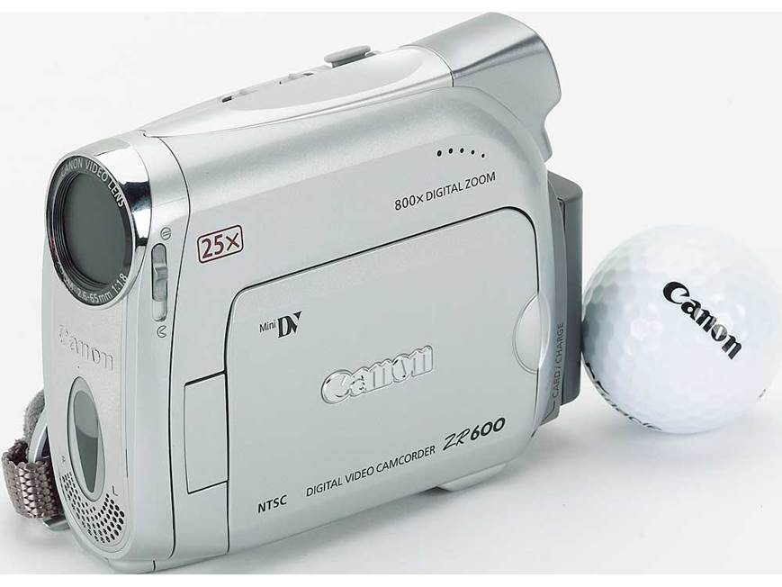 Canon ZR600 Mini DV digital camcorder at Crutchfield
