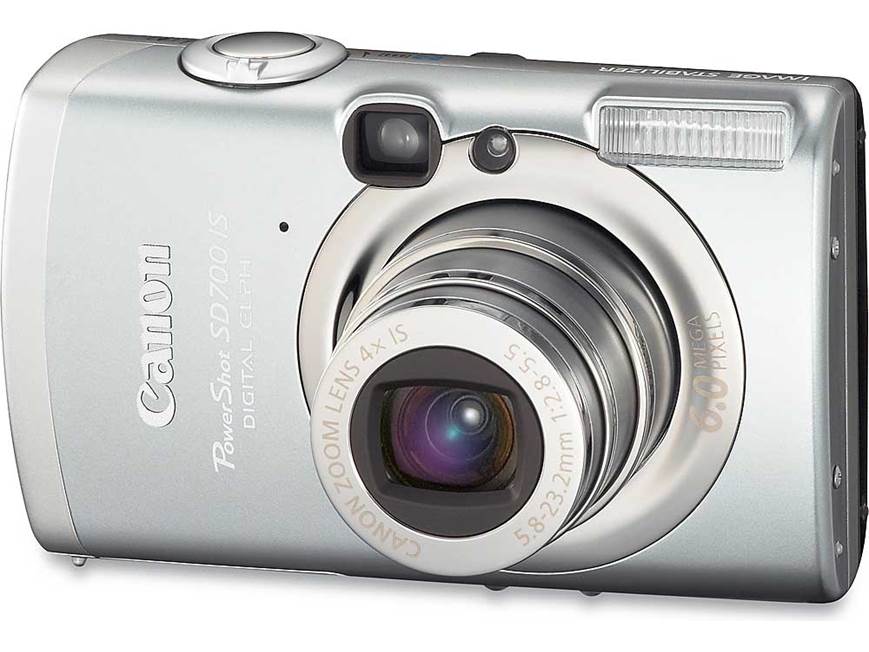 Canon PowerShot SD700IS シルバー Canon PowerShot SD700 IS 6-megapixel digital camera at Crutchfield