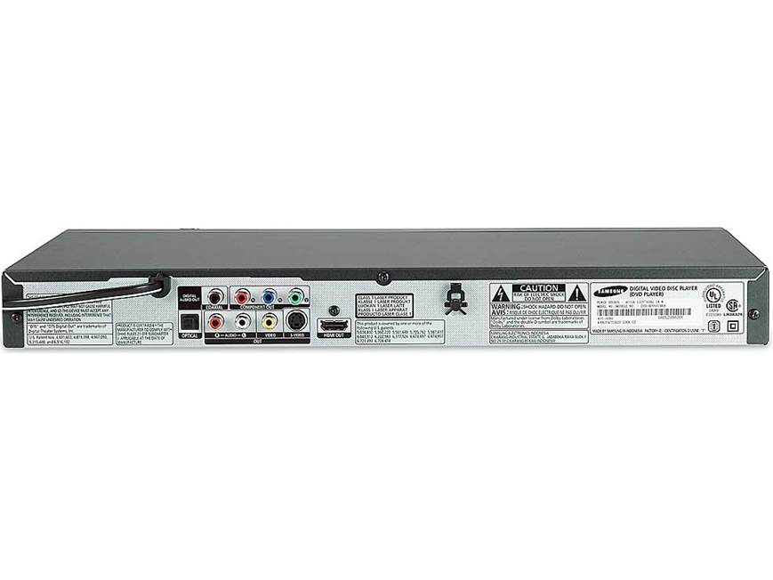 Samsung DVD-HD860 DVD/CD player with digital video output and