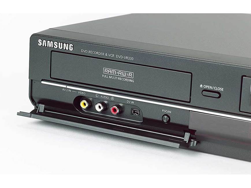 Samsung DVD-VR330 DVD recorder + HiFi VCR at Crutchfield