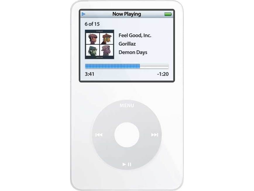 Apple 30GB iPod® (White) MP3/AAC player with video and photo
