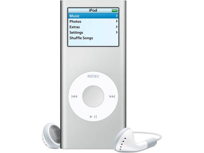 Apple iPod® nano 2GB Portable MP3 player/photo viewer at Crutchfield