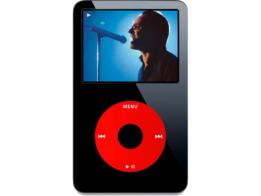 iPod Special Edition U2 サイン入り Elite Obsolete Electronics New iPod Classic Black Gray Red 80GB - 1TB
